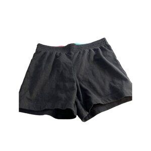 Wonder Nation Girls Elastic Waist Shorts Black Size S 6-6X